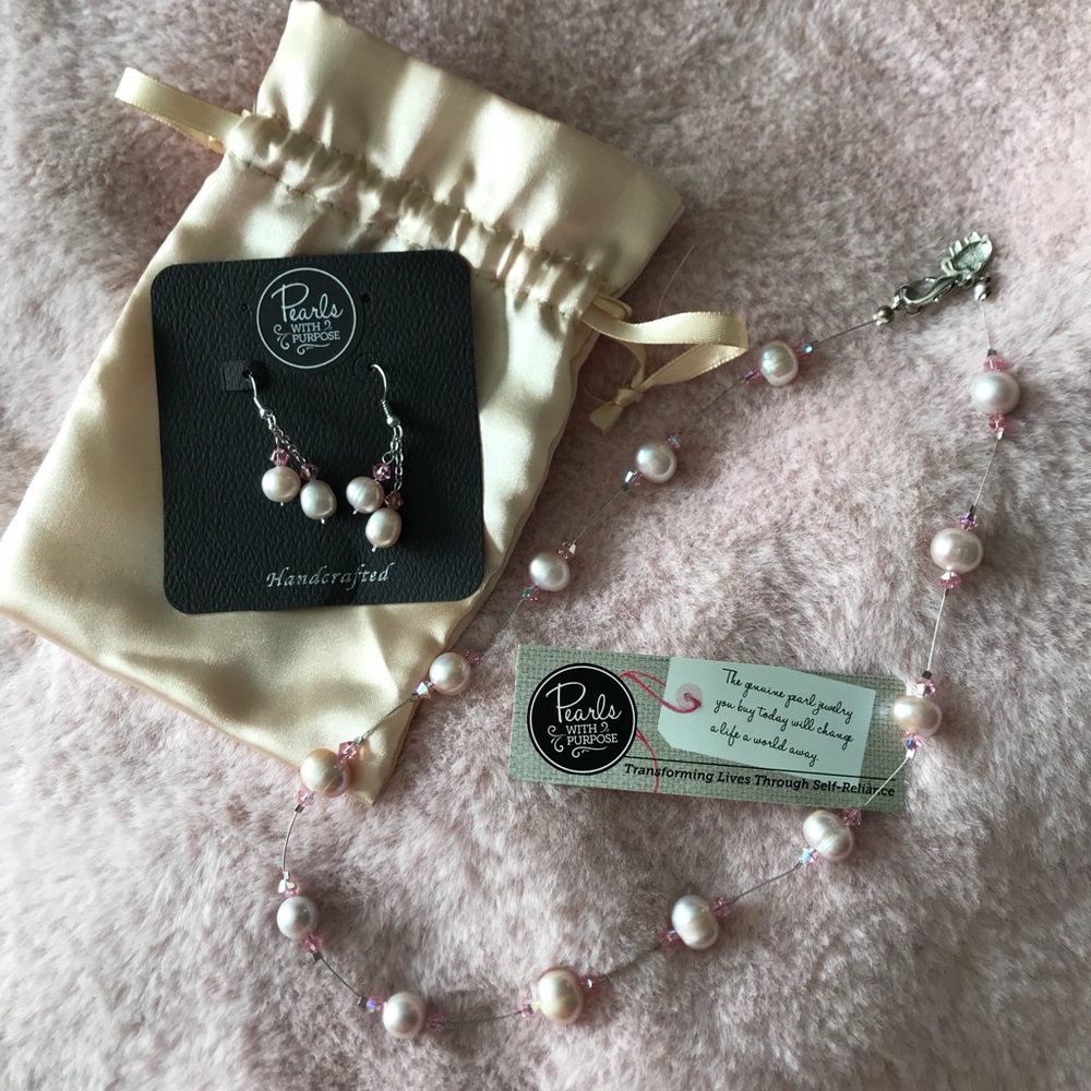 Pink Freshwater Pearl Gift Set